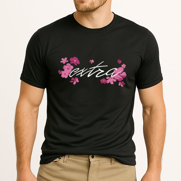 Extra Emily Extra Floral Cooling Performance Crew T-Shirt