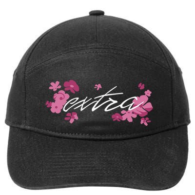 Extra Emily Extra Floral 7-Panel Snapback Hat