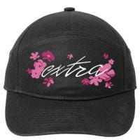 Extra Emily Extra Floral 7-Panel Snapback Hat