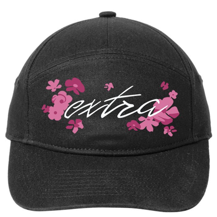 Extra Emily Extra Floral 7-Panel Snapback Hat