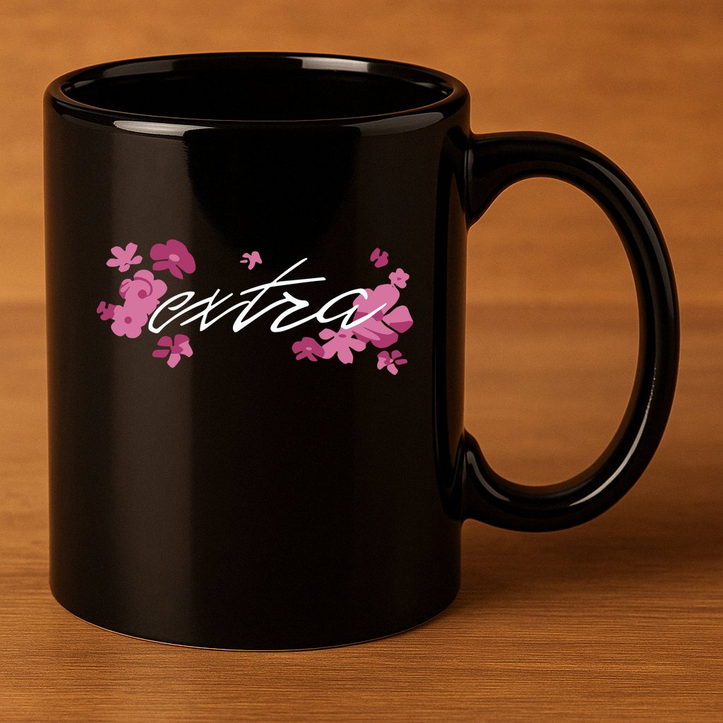 Extra Emily Extra Floral 11oz C Handle Ceramic Mug