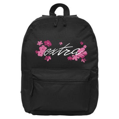 Extra Emily Extra Floral 16 in Basic Backpack