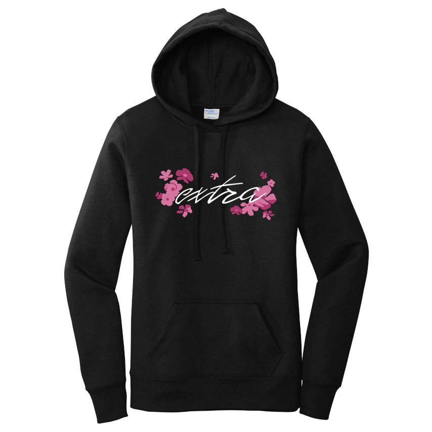 Extra Emily Extra Floral Women's Pullover Hoodie