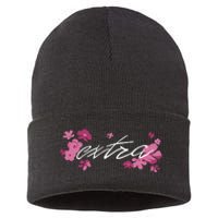 Extra Emily Extra Floral Sustainable Knit Beanie