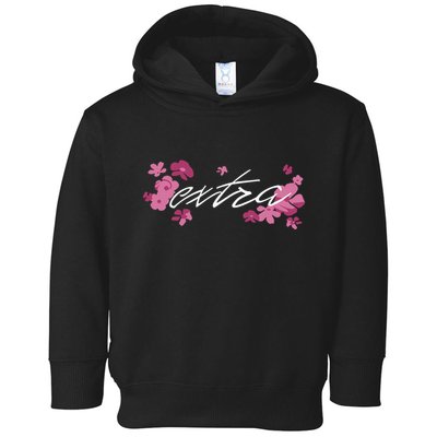 Extra Emily Extra Floral Toddler Hoodie