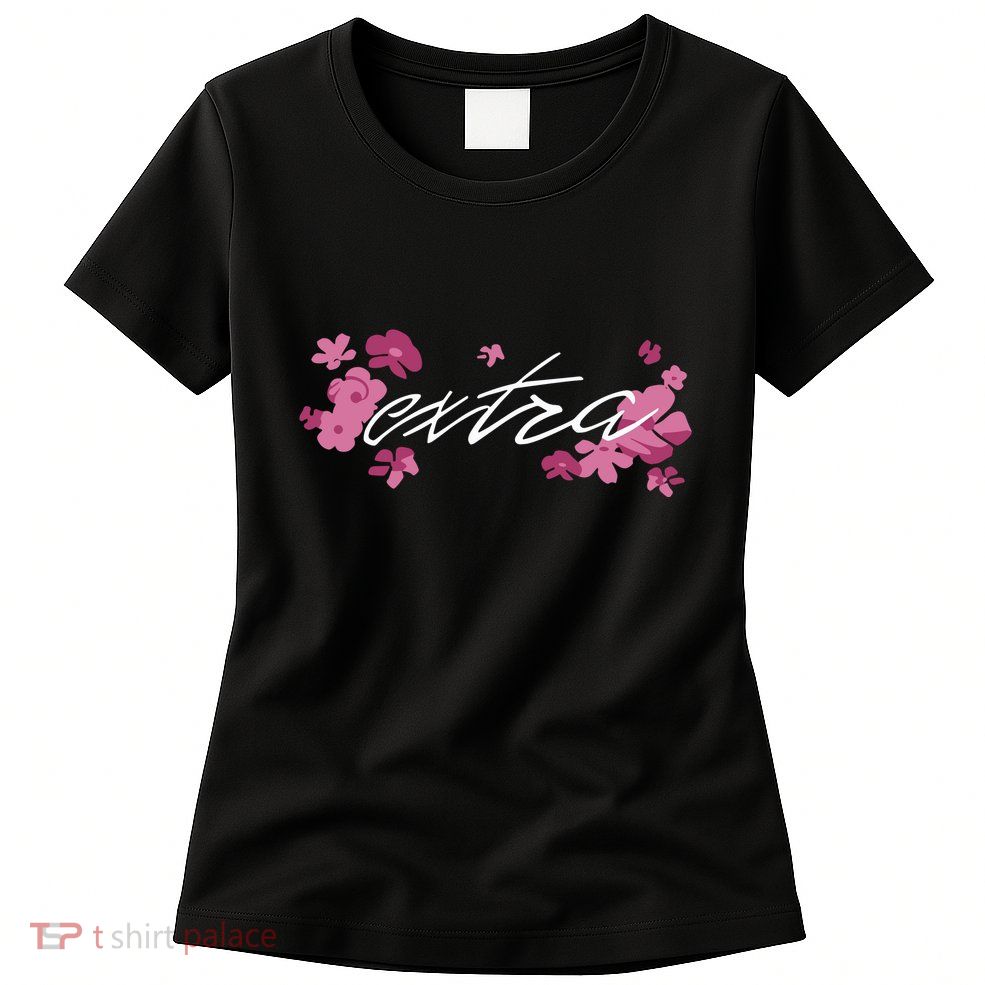 Extra Emily Extra Floral Womens T-Shirt