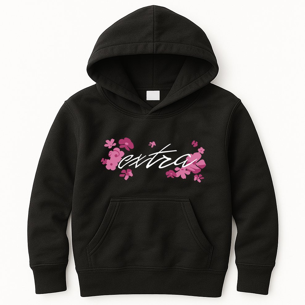 Extra Emily Extra Floral Kids Hoodie