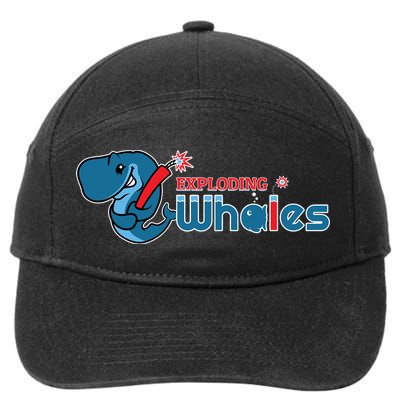 Eugene Emeralds Exploding Whales 7-Panel Snapback Hat
