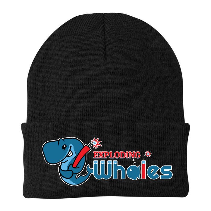 Eugene Emeralds Exploding Whales Knit Cap Winter Beanie