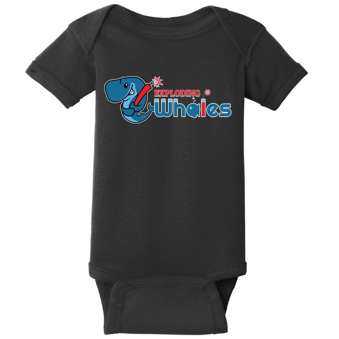 Eugene Emeralds Exploding Whales Baby Bodysuit