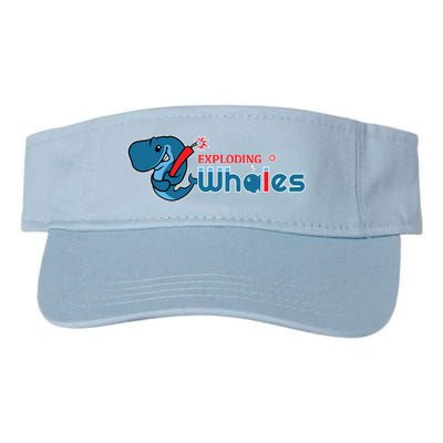 Eugene Emeralds Exploding Whales Valucap Bio-Washed Visor