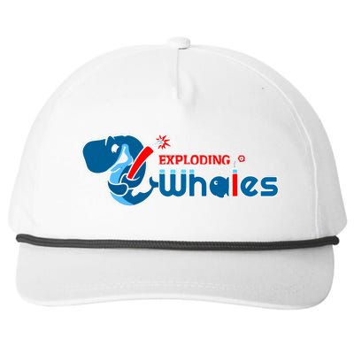 Eugene Emeralds Exploding Whales Snapback Five-Panel Rope Hat