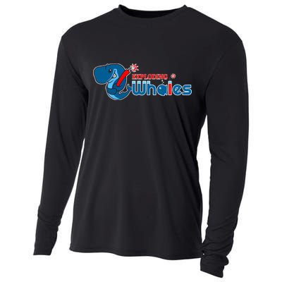 Eugene Emeralds Exploding Whales Cooling Performance Long Sleeve Crew