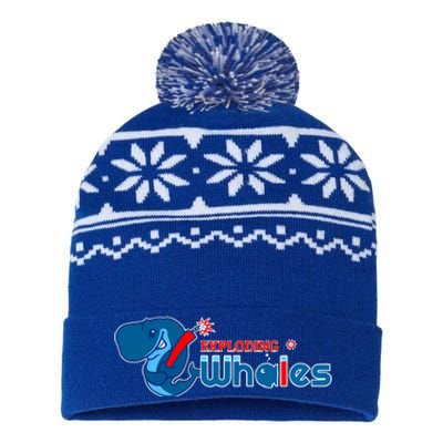 Eugene Emeralds Exploding Whales USA-Made Snowflake Beanie