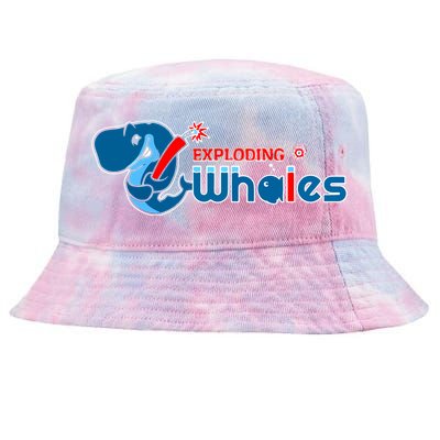 Eugene Emeralds Exploding Whales Tie-Dyed Bucket Hat