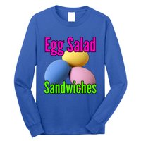 Easter Eggs Egg Salad Sandwiches Moms Funny Easter Cooking Cute Gift Long Sleeve Shirt