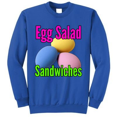 Easter Eggs Egg Salad Sandwiches Moms Funny Easter Cooking Cute Gift Sweatshirt