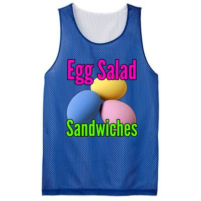 Easter Eggs Egg Salad Sandwiches Moms Funny Easter Cooking Cute Gift Mesh Reversible Basketball Jersey Tank