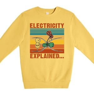 Electricity Explained Premium Crewneck Sweatshirt