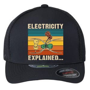 Electricity Explained Flexfit Unipanel Trucker Cap