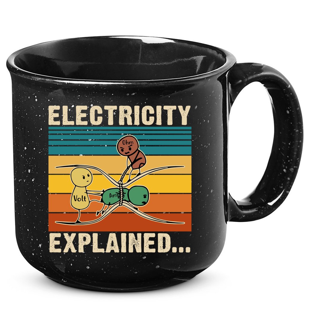 Electricity Explained 15oz Campfire Ceramic Mug