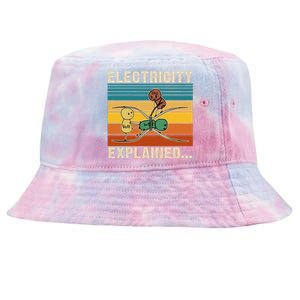 Electricity Explained Tie-Dyed Bucket Hat