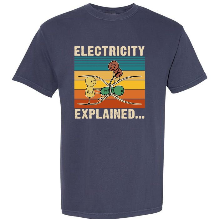 Electricity Explained Garment-Dyed Heavyweight T-Shirt