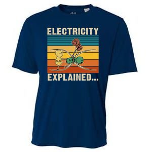 Electricity Explained Cooling Performance Crew T-Shirt