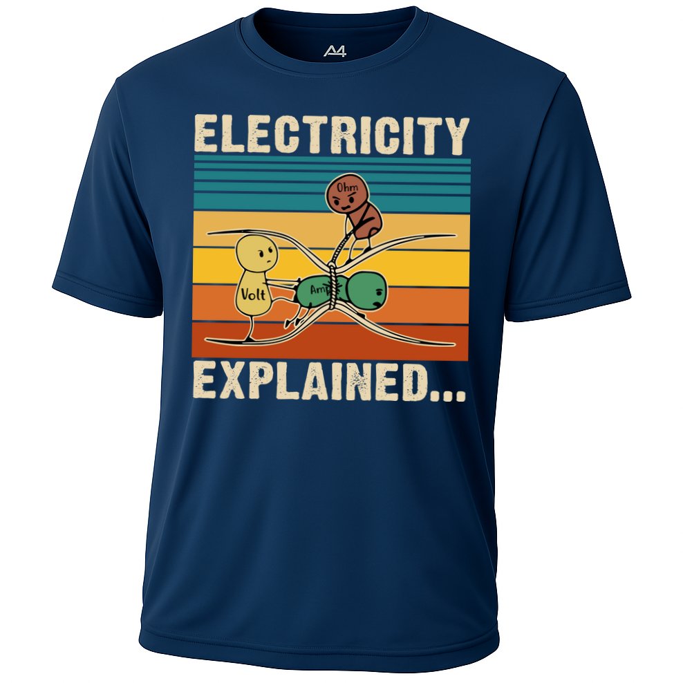 Electricity Explained Performance Shirt