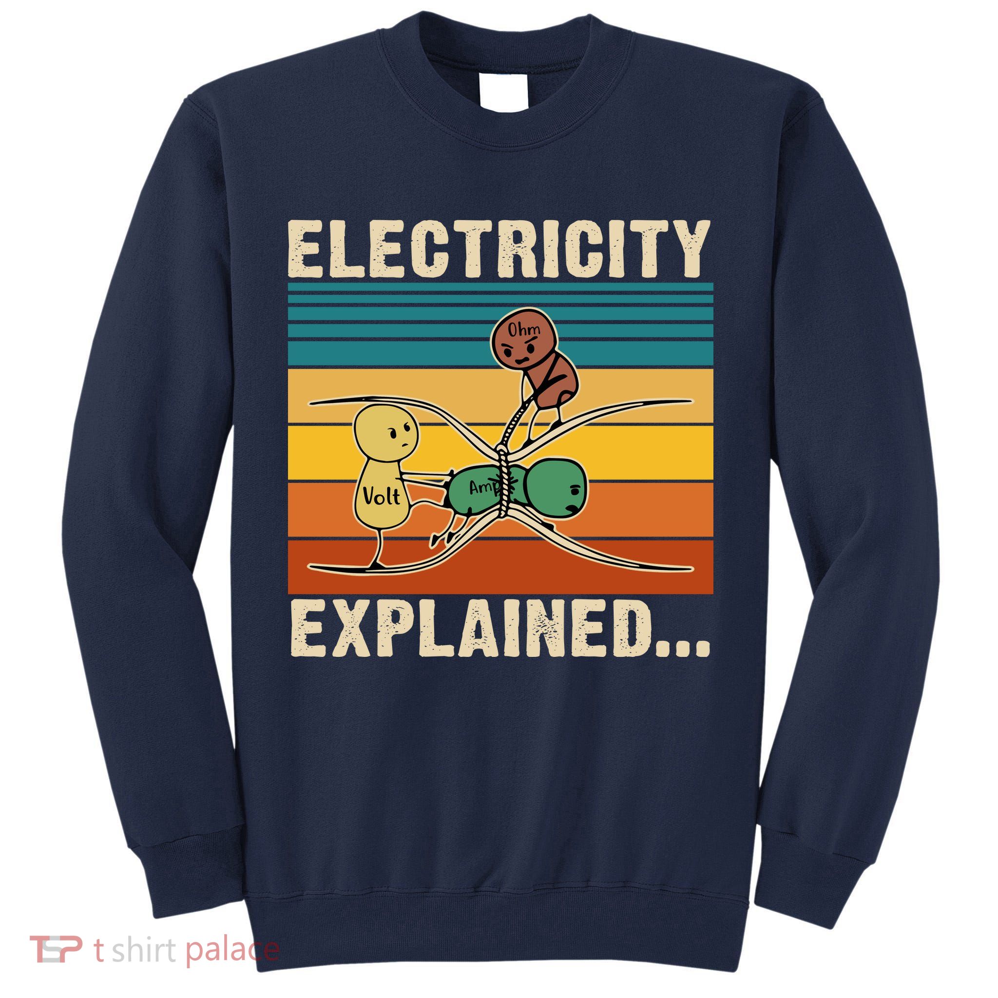Electricity Explained Tall Sweatshirt