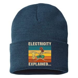 Electricity Explained Sustainable Knit Beanie