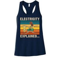 Electricity Explained Women's Racerback Tank