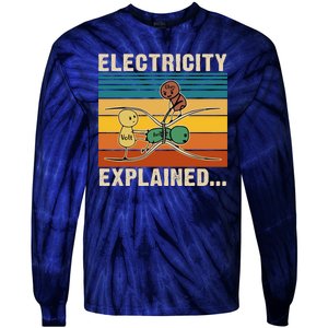 Electricity Explained Tie-Dye Long Sleeve Shirt