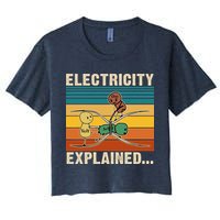 Electricity Explained Crop Top