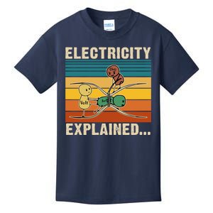 Electricity Explained Kids T-Shirt