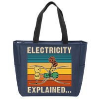 Electricity Explained Zip Tote Bag