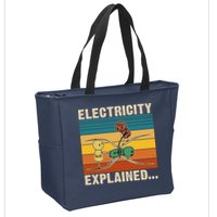 Electricity Explained Zip Tote Bag