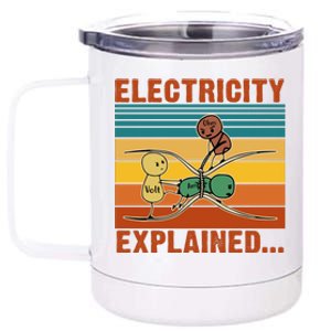 Electricity Explained 12 oz Stainless Steel Tumbler Cup