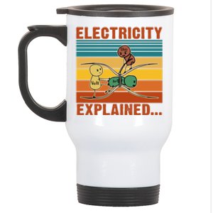 Electricity Explained Stainless Steel Travel Mug