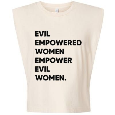 Evil Empowered Empower Evil Garment-Dyed Women's Muscle Tee