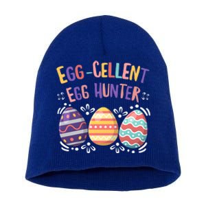 Easter Egggiftcellent Egg Hunter Easter Bunny Cute Gift Short Acrylic Beanie