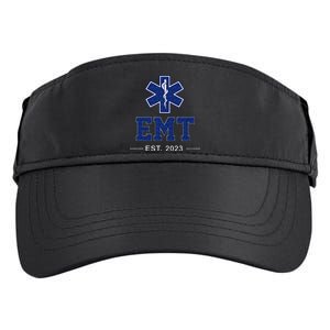 EMT Established Est 23 EMS Paramedic Medic Graduation Adult Drive Performance Visor