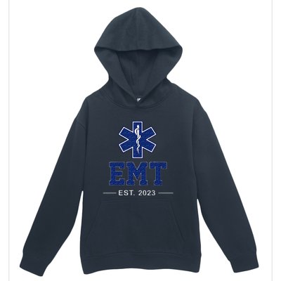 EMT Established Est 23 EMS Paramedic Medic Graduation Urban Pullover Hoodie