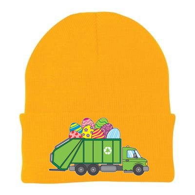 Easter Eggs Funny Garbage Truck Gift Idea Gift Knit Cap Winter Beanie