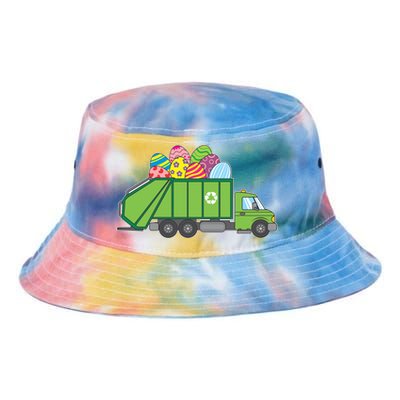 Easter Eggs Funny Garbage Truck Gift Idea Gift Tie Dye Newport Bucket Hat