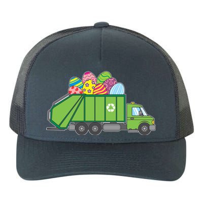 Easter Eggs Funny Garbage Truck Gift Idea Gift Yupoong Adult 5-Panel Trucker Hat