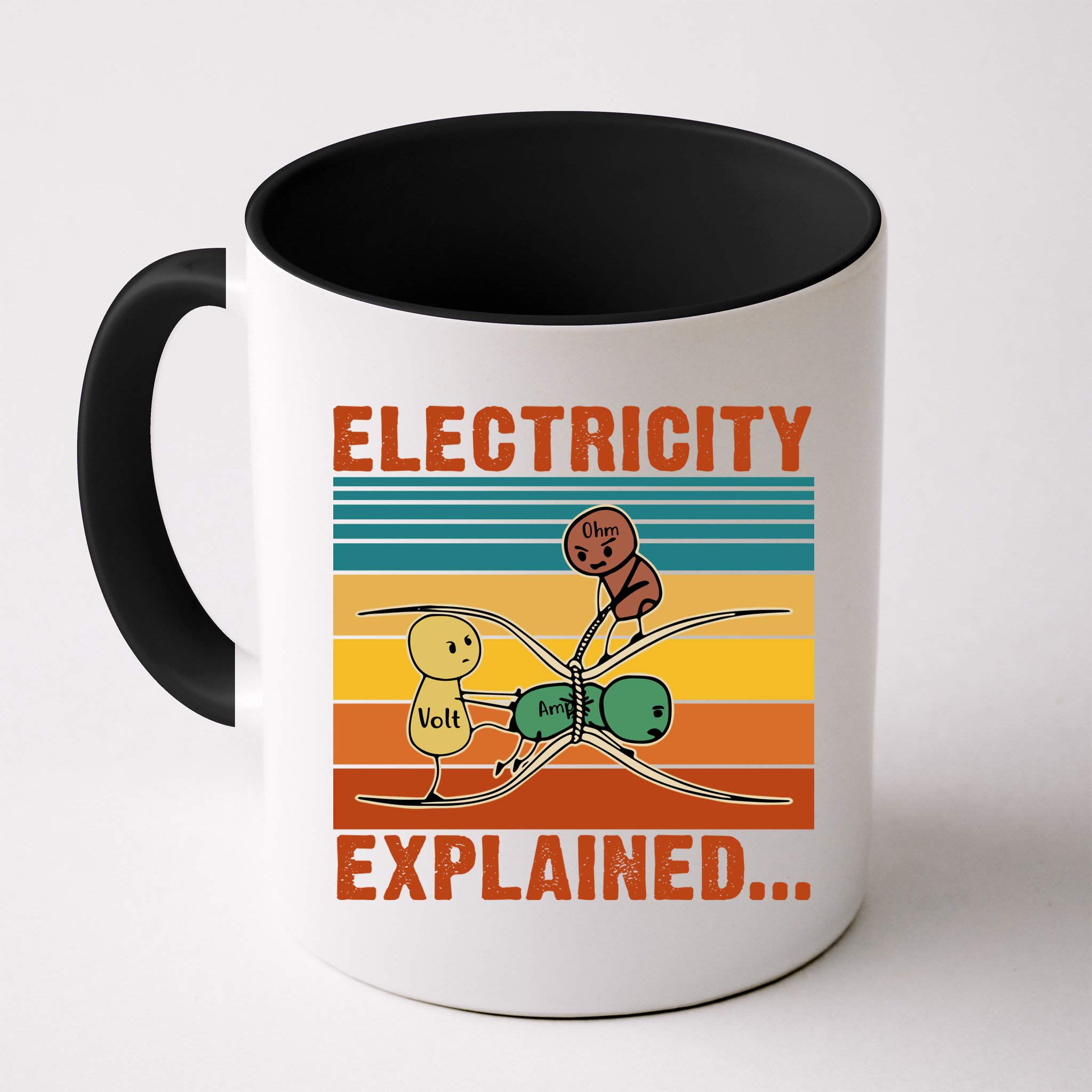 Electricity Explained Funny Gift Mug