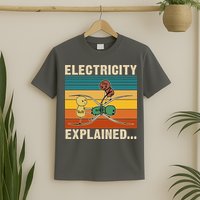 Electricity Explained Funny Gift T-Shirt