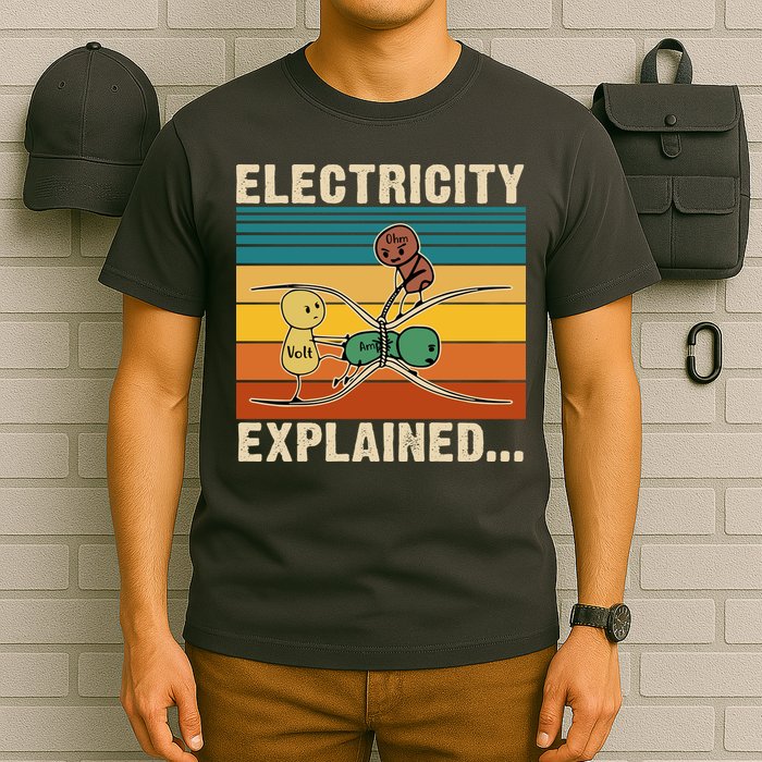 Electricity Explained Funny Gift T-Shirt
