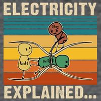Electricity Explained Funny Gift T-Shirt